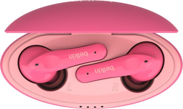 Belkin SoundForm Nano Kabelloser In-Ear-Kopfhörer für Kinder - Pink Belkin SoundForm Nano Kabelloser In-Ear-Kopfhörer für Kinder - Pink